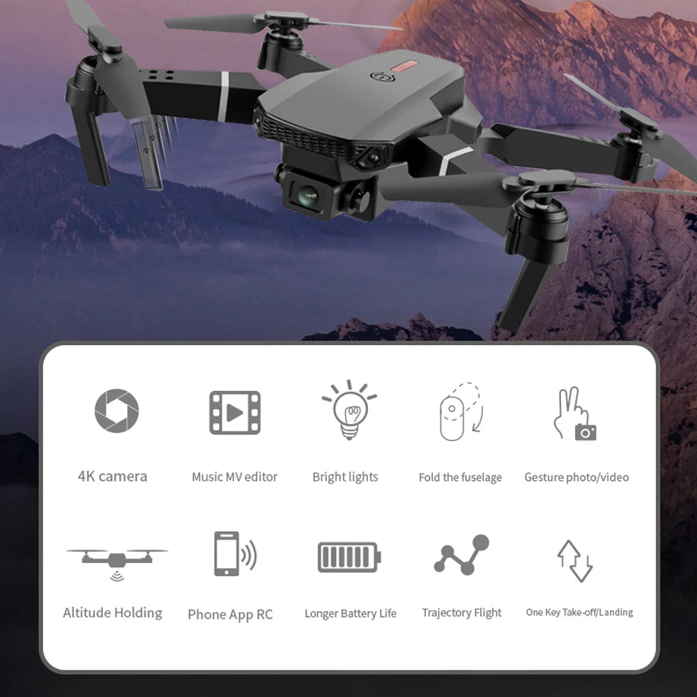 Drone HD 1080p – Vidéo Aérienne Facile et Stable